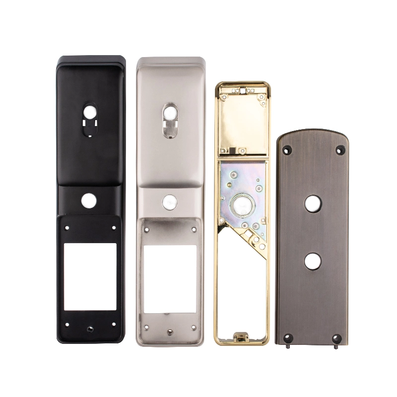 Stainless Steel 304 Hotel Room Wooden Door Handle Lock Set Lever Pull Handles