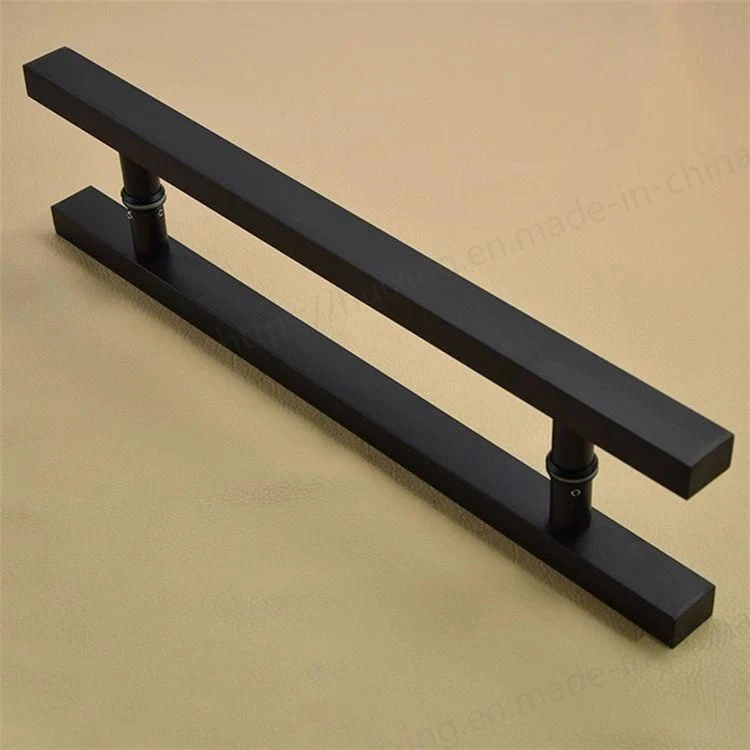 32 Inch Square Rectangle Flat Shape Stainless Steel Modern Contemporary Entry Glass Door Handle