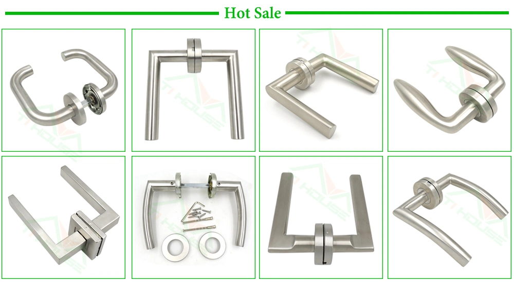 Smart Type European Best Selling Casting Stainless Steel Door Lever Handle