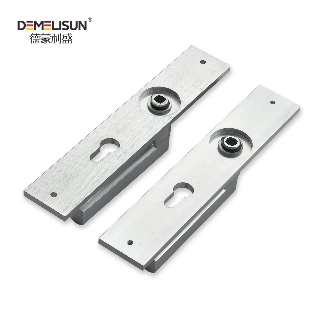 Liwang Stainless Steel 304 High Quality Trim Lever Handle with Plate Door Lock for Metal Door