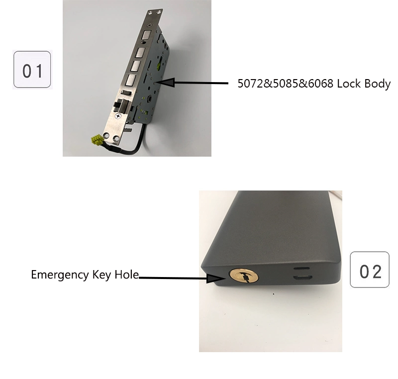 Smart Door Lock Connect with Zigbee, Fingerprint/Password/Key/Card&#160;