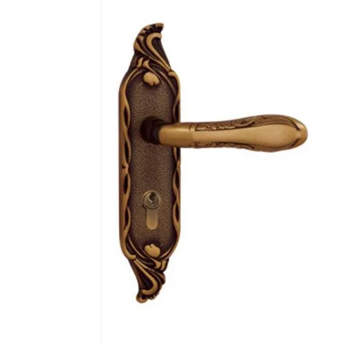 High Quality Door Handle Vintage Style Design Door Lock Brass Door Handle Lock