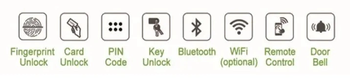 Multi-Unlocking Smart Door Lock with Gateway and Video Doorbell (iLock vision)