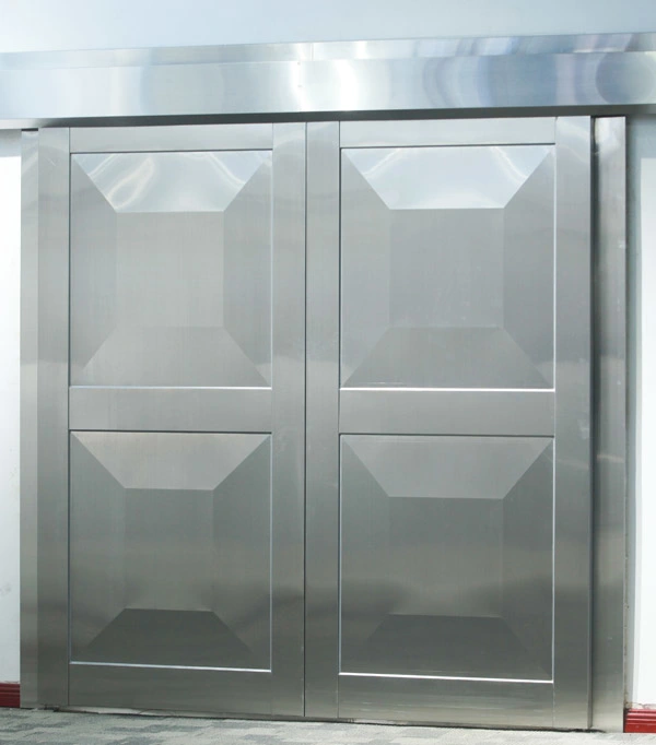 Bank Security Electrical Sliding Vault Door with Double Gate