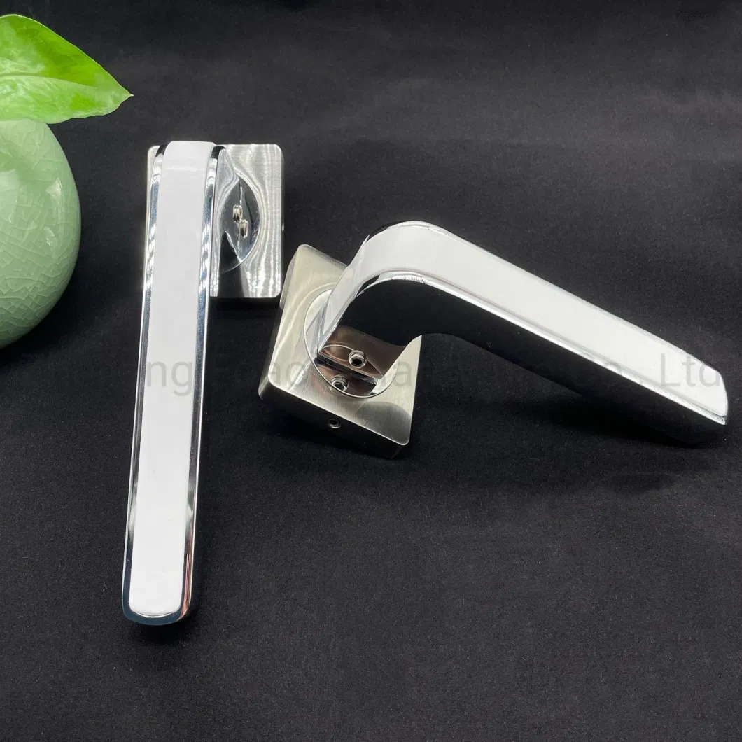 2022 Italy Market High Quality Modern Simple Aluminum Alloy Interior Door Handle Easy to Installation Widely Used Beautiful Modern Style Bedroom Door Lever