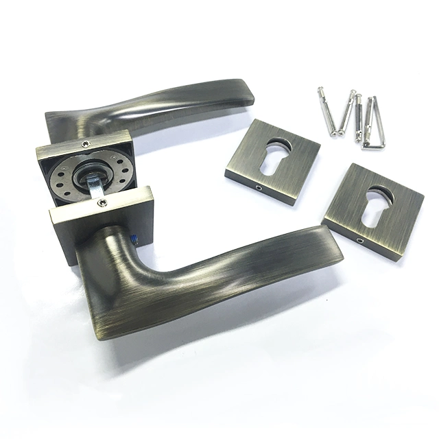 Factory Door Hardware Middle East Market Popular Zinc Alloy Door Handle Set for Bedroom or Closet Doors, Passage Door Handle Lever Lock Sets