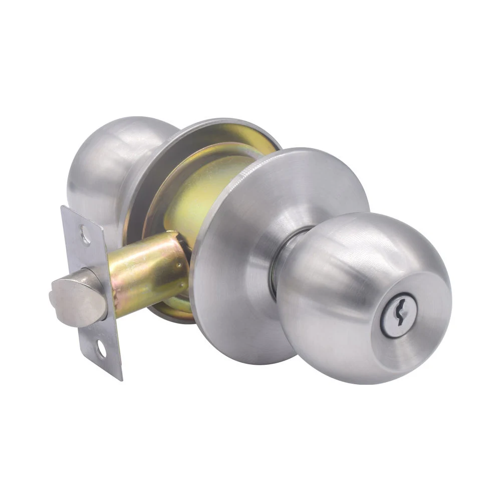 Stainless Steel Brass Zinc Alloy Door Knob Cylindrical Knobset