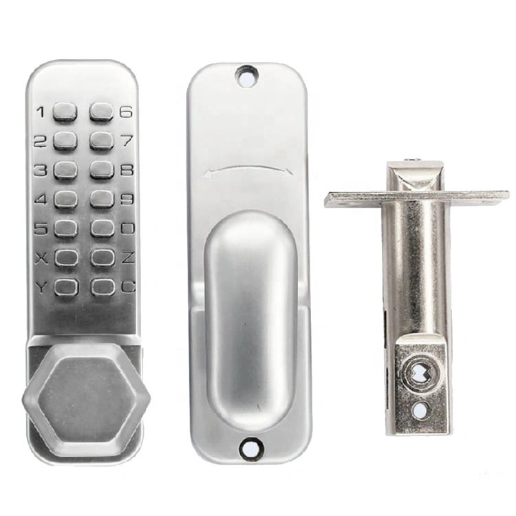 Push Button Digital Keypad Mechanical Combination Password Keyless Door Lock Handle