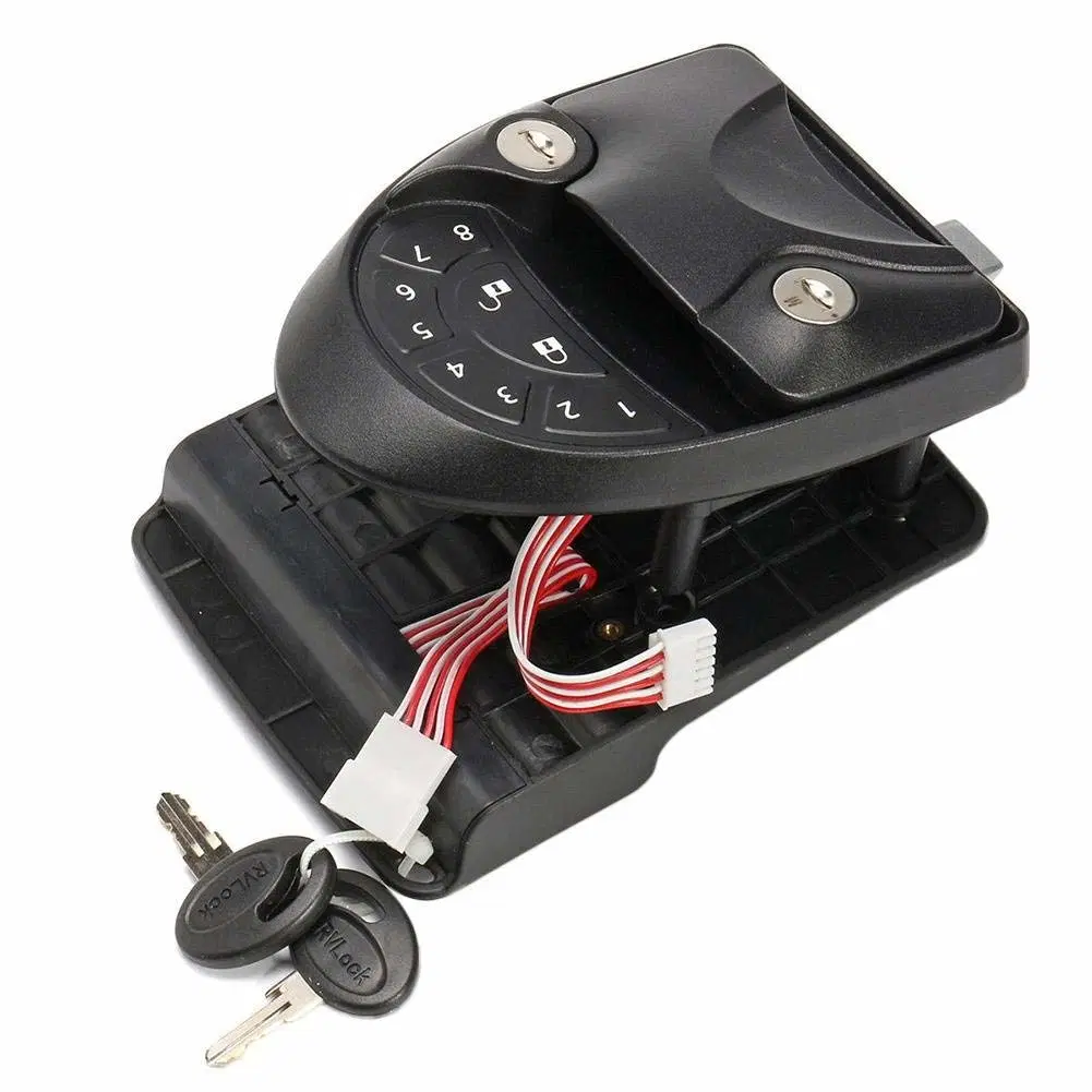 Keyless Entry System Car Alarms Remote Control Central Kit Door Lock Latch Handle Knob Deadbolt Camper Trailer