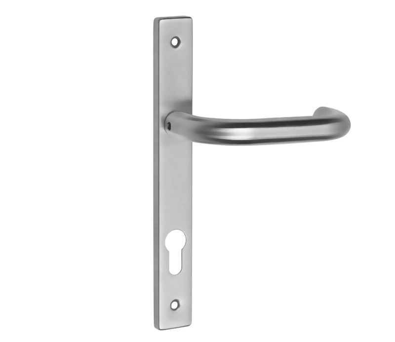 Door Handle Plate Stainless Steel Narrow-Rectangle-Plate Bedroom Door Handle