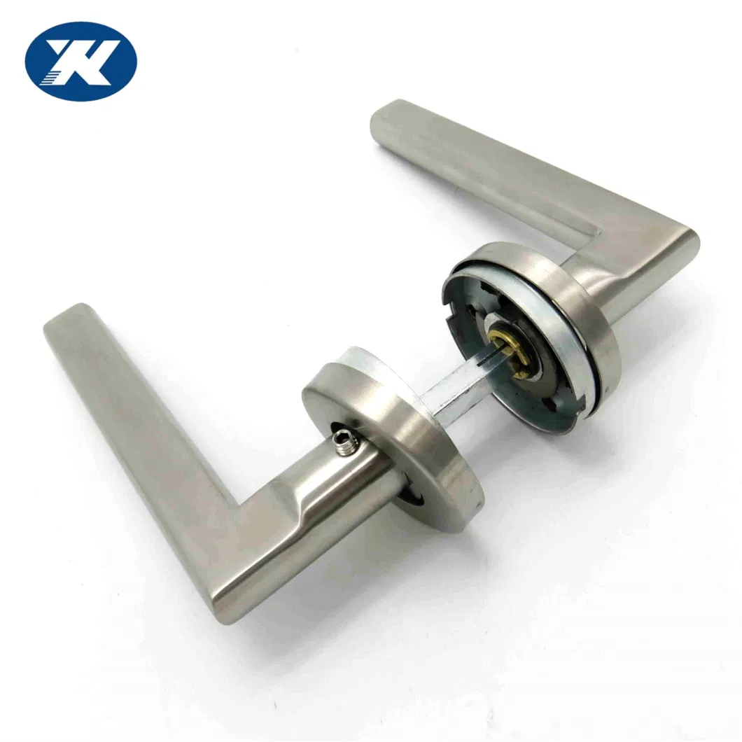 European Standard 304 Stainless Steel Hollow/Solid Inisde Furniture Hardware Wood Door Handle Lever Types Interior Door Handle