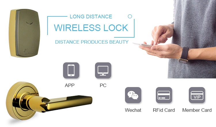 Smart Card Electromagnetic Door Lock for Hotel/School/Office