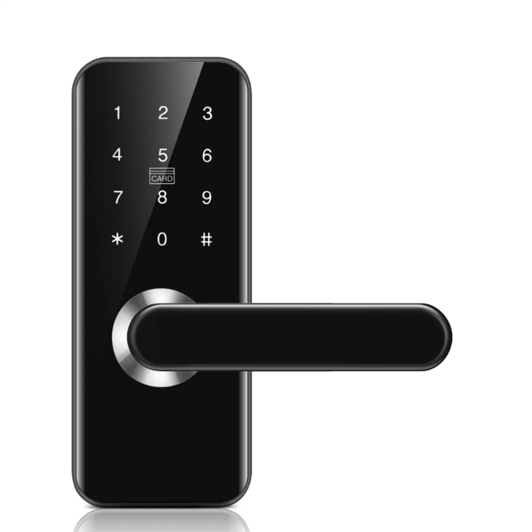 Bedroom Door Lock Ttlock Tuya APP Password Card Fingerprint Smart Handle Lock