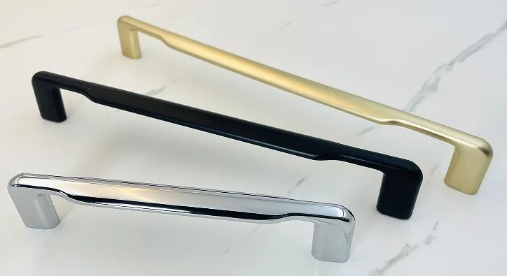 Antique Brass/Brushed Nickel Customized Unique Furniture Cabinet Hardware Door Handles