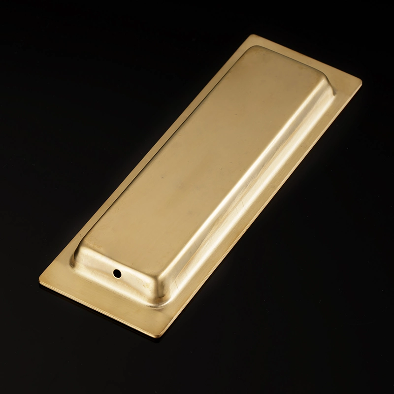 Golden Stainless Steel Rectangle Concealed Flush Pull Handle for Sliding Door