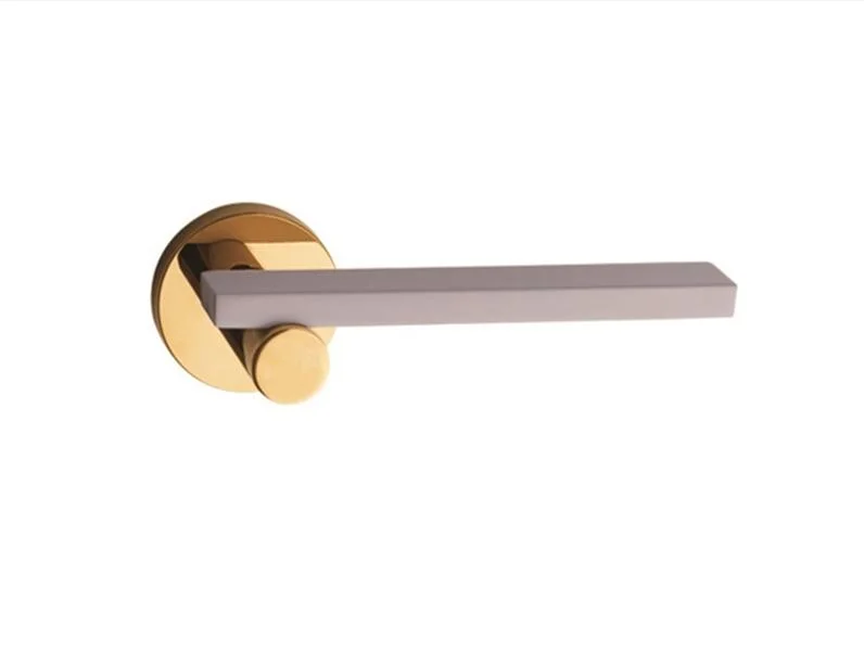 Fashion Design Black Aluminum Silent Door Handle