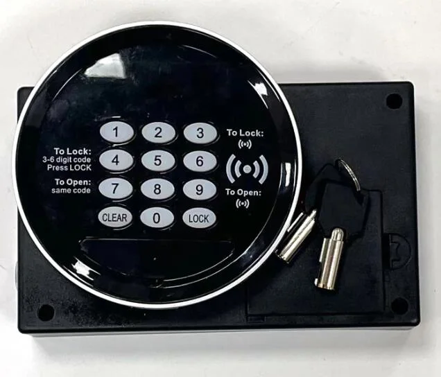 China Made IC RFID Digital Keypad Lock Safe Lock Keys Backup