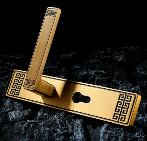 New Design Modern Style Brass Door Lock Lever Handle F511-673