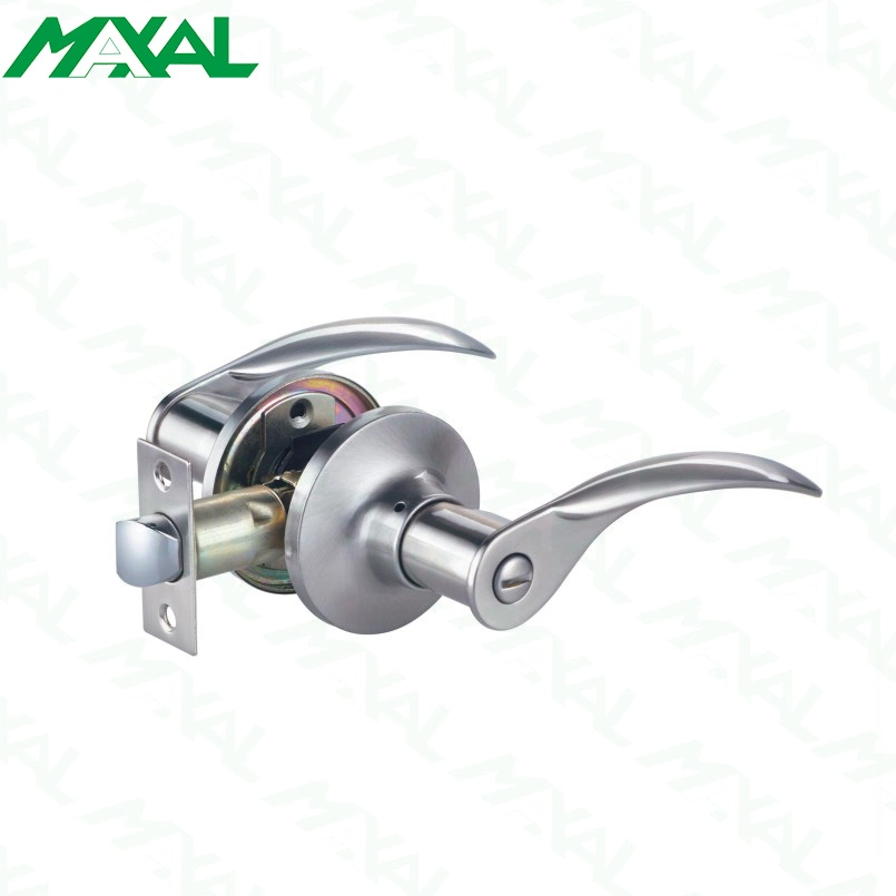 Maxal Privacy Door Keyless Locking Lever Handle Hardware Tubular Cylinder Lock