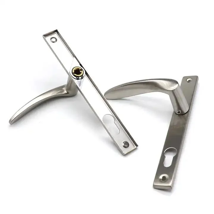 SS304 Conjoined Lever Aluminium Exterior Door Handle Sets