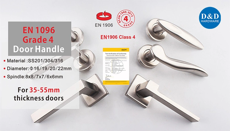 High Quality Stainless Steel Door Lever Handle Sets for Indoor Door