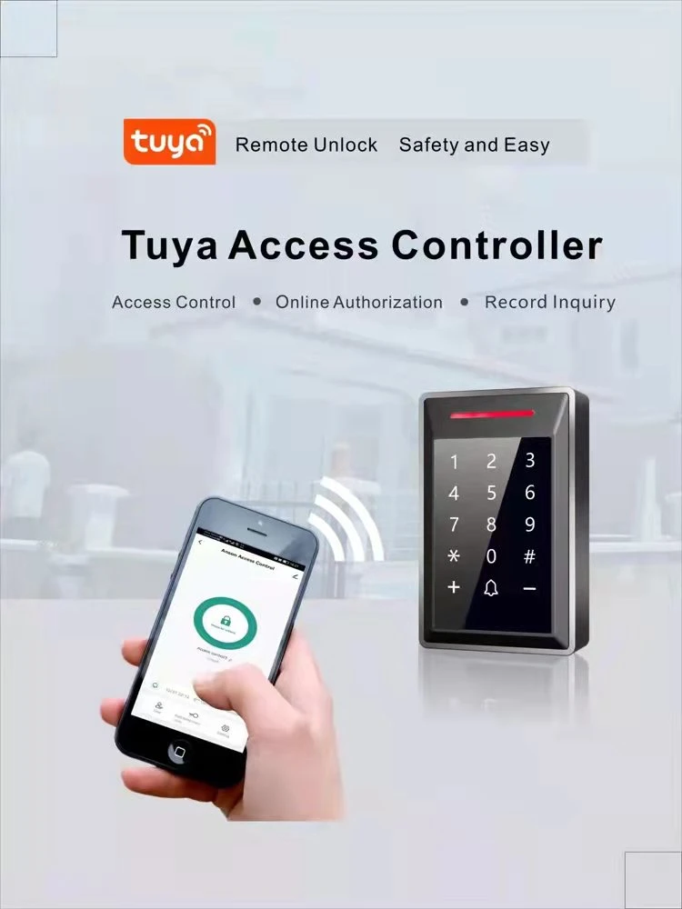 Tuya WiFi Smart Access Control Door Lock Waterproof Fingerprint Access Control