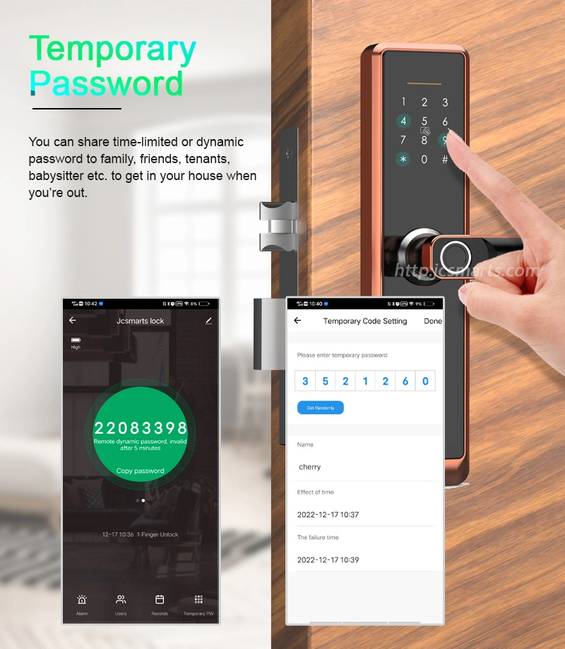 Good Quality Smart Handle Lock Fingerprint Digital Lock for House