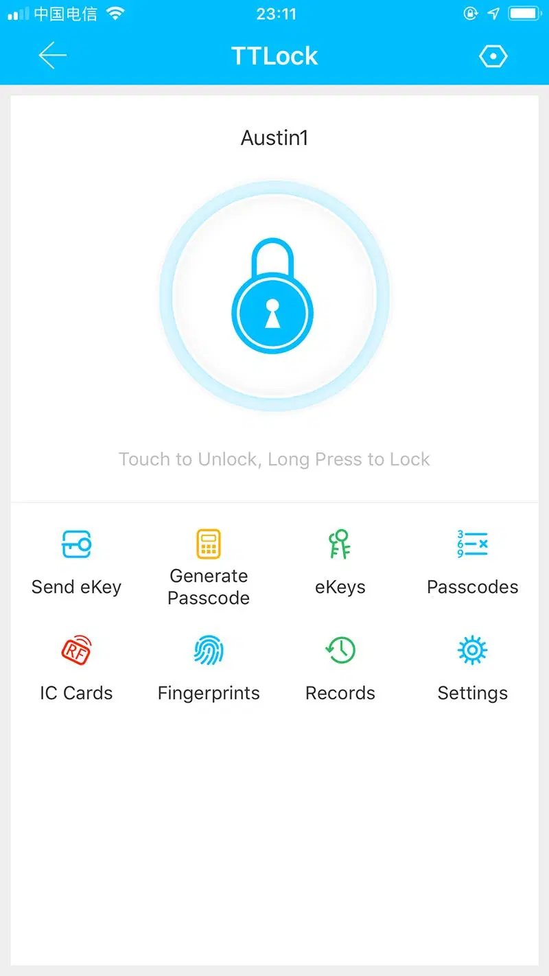 Tuya Smart Touch Screen Ttlock APP Smart Door Lock with Biometric Fingerprint Digital Code Card Unlocking for Smart Home Hotel Airbnb Apartment Condominium