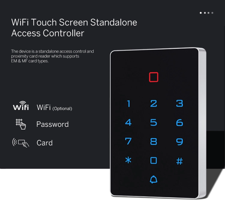 T12 WiFi Tuya Em/Mf Waterproof Door Access Control