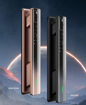 Luxury Security mortise Anti-Theft APP Digital Keyless Code Fingerprint Entry Tirador de la puerta Smart Lock Set para el hogar
