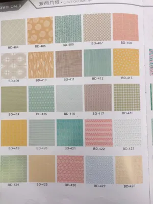 Diferentes tipos de diseños de impresión digital de poliéster de telas para vestir