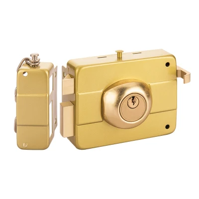 Hierro Puerta de madera dormitorio cerradura Sur América Comercio exterior Mecánica Cierre de puerta exterior de la vieja usanza de la puerta del interior de la cabeza del Toro