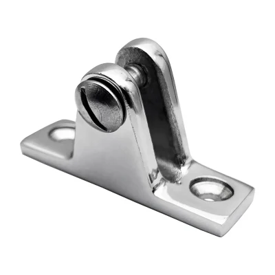 Whosales Accesorios de Barco Bimini hardware 90 grados Bisagra de cubierta 316 Bisagra de cubierta de acero inoxidable para Marine Yacht