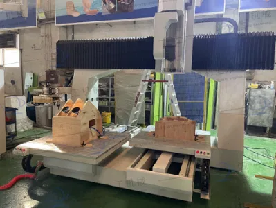 Mesa doble brazo sencillo Centro CNC de 5 ejes máquina de Engravado de cinco ejes Fabricantes producción Personalización, cinco ejes CNC Puente Sierra y máquina de perforación