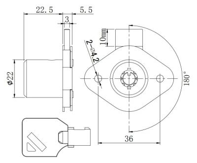 Clave de seguridad de combinación de código de cilindro de cerradura de puerta inteligente push-pull