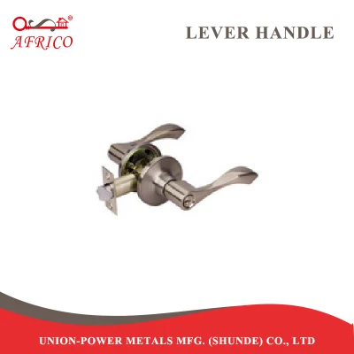 Latón Antiguo tubular de aluminio de la palanca de bloqueo de puertas de la palanca Lockset