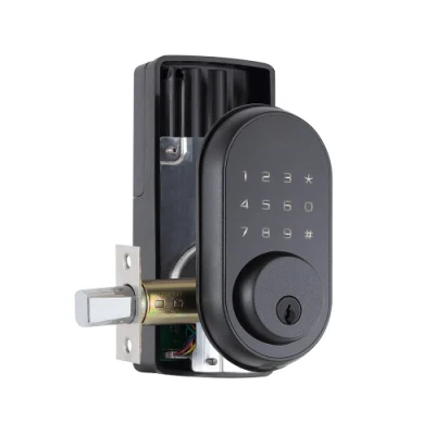 Instalación rápida Seguros electrónicos Smart Lock Digital Deadbolt Cerraduras inteligentes WiFi Tuya APLICACIÓN cerrojo de puerta inteligente