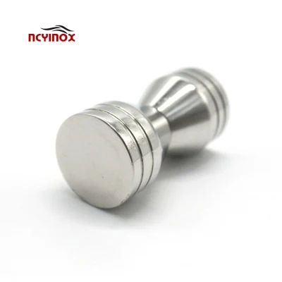 Mini Ronda de cristal cuadrado de ducha tirador de puerta de aluminio Mando