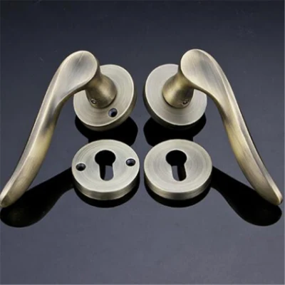 Muebles de buena calidad Antique Solid Brass tiradores de puerta