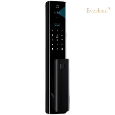 Cerradura de puerta de entrada sin llave cerrojo electrónico de teclado con teclado fácil Instalación WiFi Fingerprint Smart Door Lock