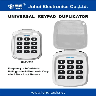 Acceso a la RF Teclado de control remoto para la puerta del garaje con frecuencia varios