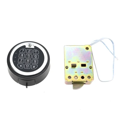Yh1151 cerradura electrónica de puerta para caja de seguridad, cerradura de puerta de marcación numérica, cerradura inteligente con sistema de llave de emergencia