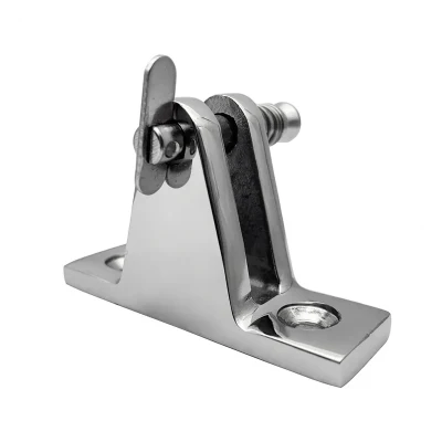 Hardware marino Liberación rápida Bimini Top 90 grados Bisagra cubierta Con Quick PIN para cubierta de accesorios de barco