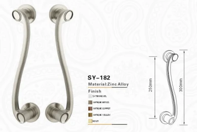 El bronce antiguo clásico de aleación de zinc empuñadura de puerta (SY-224)