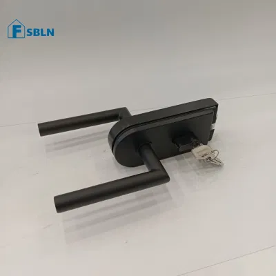 Hardware de vidrio Acero inoxidable cerradura de puerta de vidrio Puerta de vidrio sin llave Bloqueo
