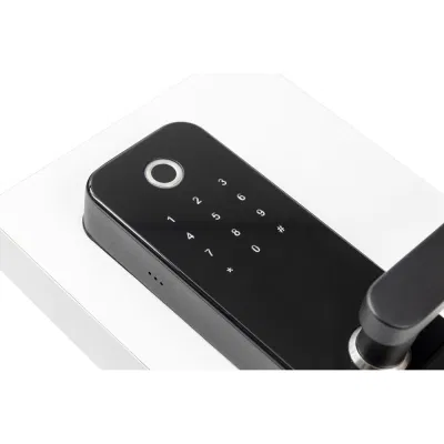 Teclado sin llave cerradura de puerta biométrico de huellas digitales para el hogar