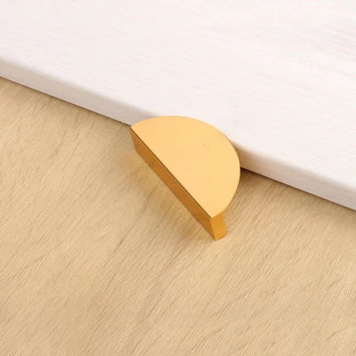 Madera Mango de gabinete aluminio Mango de gabinete Negro Rosa Puerta Oro Mango