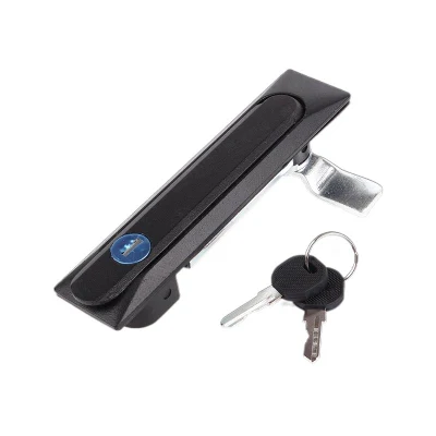 Ms861-1-2-3 Tipo plano bloqueo aleación de zinc material Red distribución de comunicación Cerradura de la puerta del armario de control de la caja de interruptores