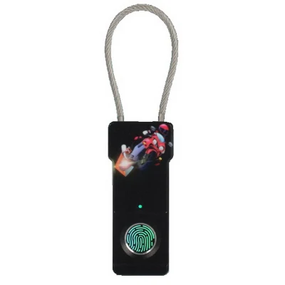 Sin Llave USB de huella digital de seguridad eléctrica recargable Bloqueo inteligente de candado