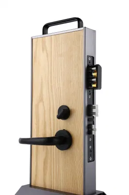 Productos populares Luz aristocrática de lujo Split dormitorio Smart Hotel Interior Cerradura de la puerta